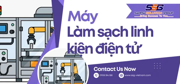 Máy làm sạch linh kiện bằng ion hóa
